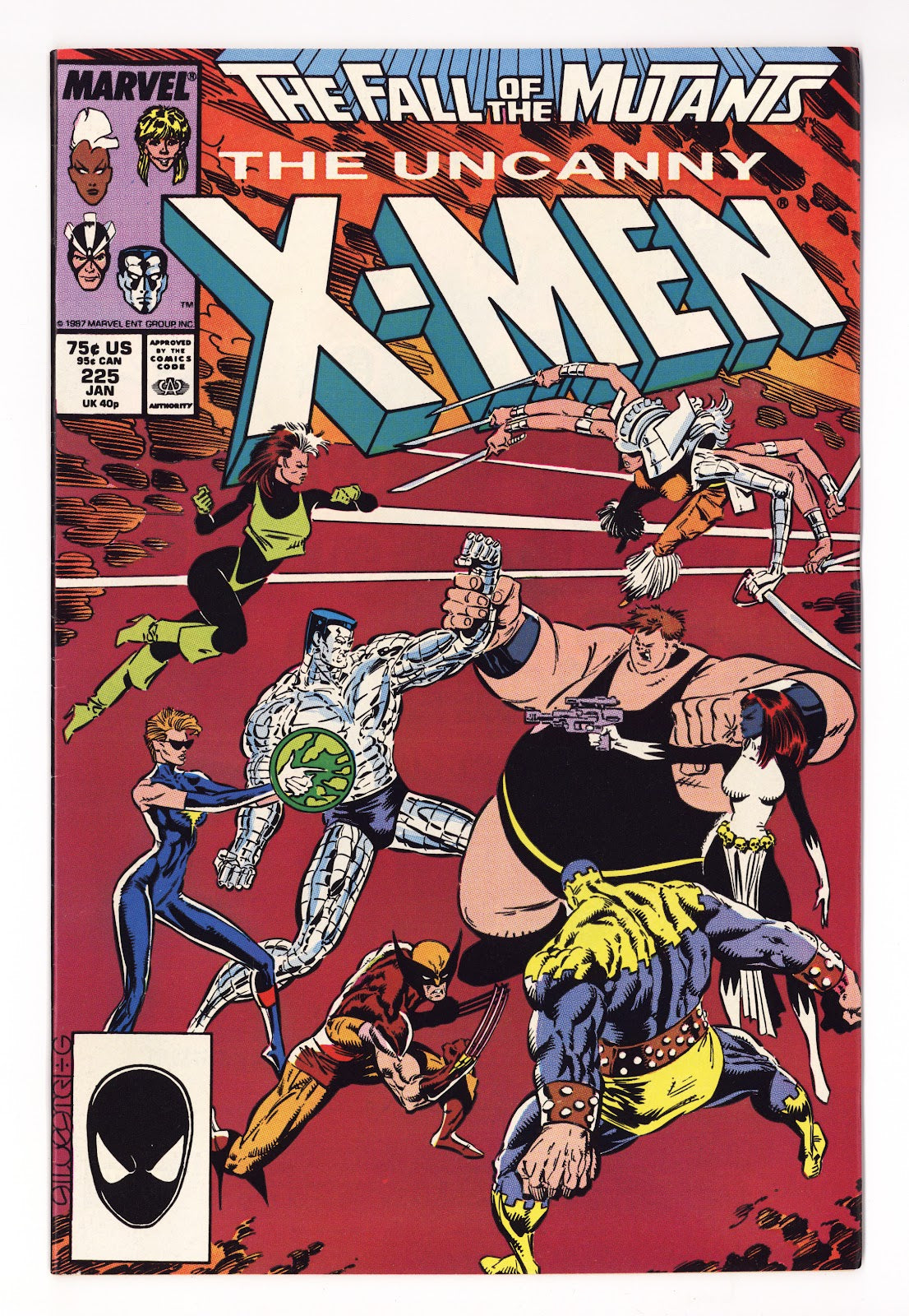The Uncanny X-Men Vol 1 225  High Grade   (1988)