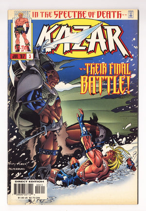 Ka-Zar Vol 4 3 High Grade (1997) Direct Edition