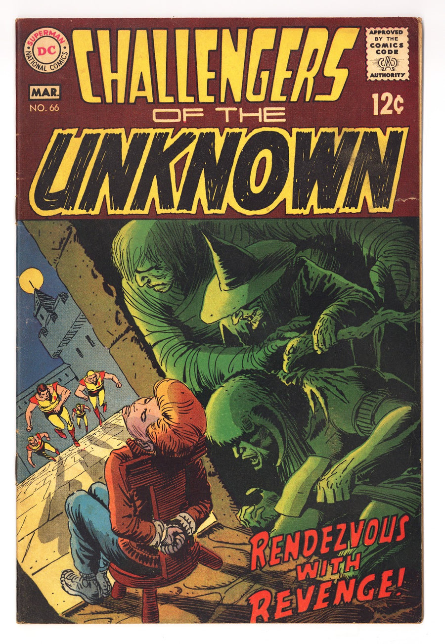 Challengers of the Unknown   68  VG/FN (5.0)   (1969)