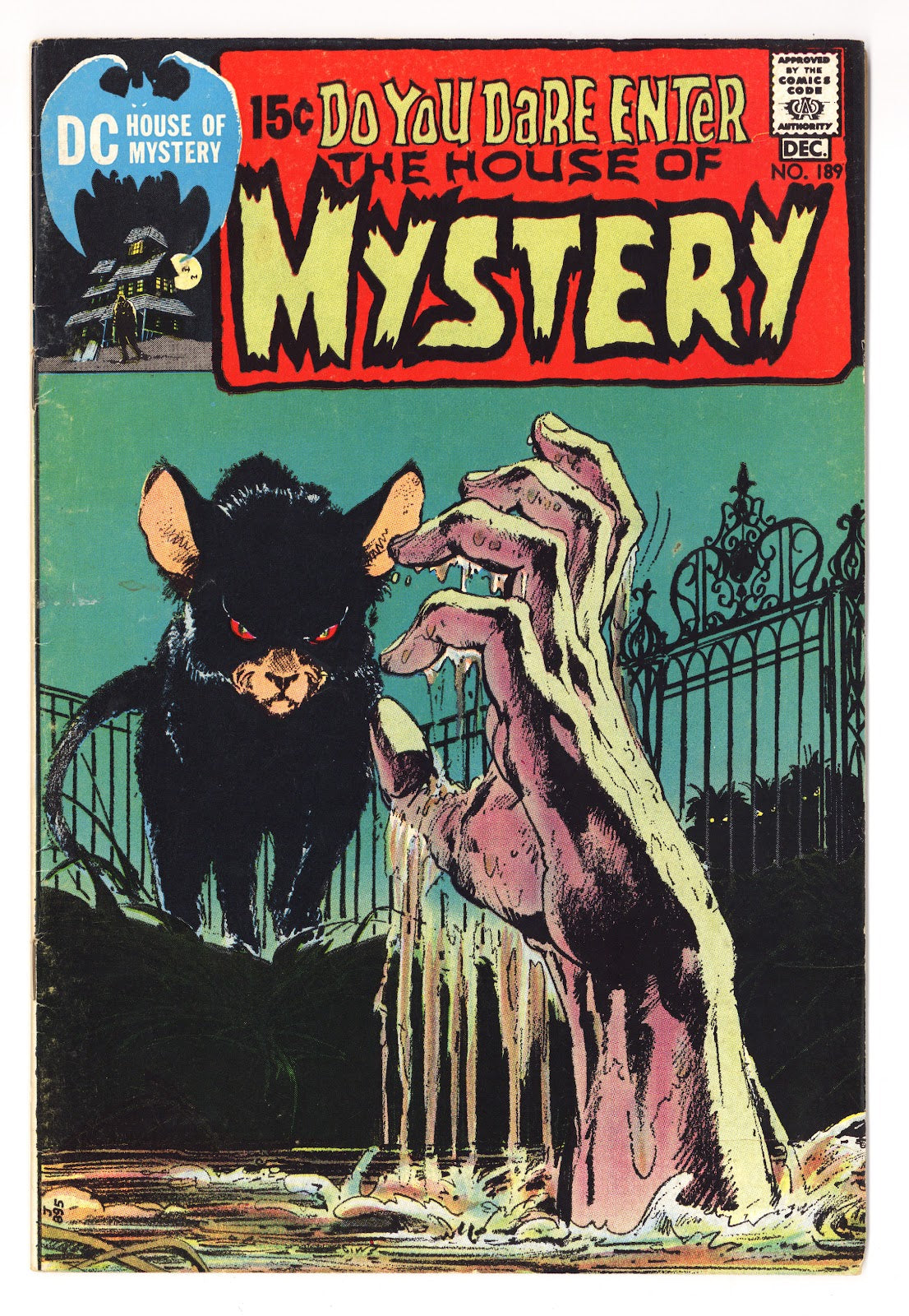 House of Mystery Vol 1 189  VG+ (4.5)   (1970)