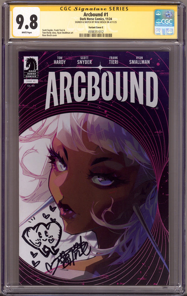 Arcbound   1 CGC 9.8 (NM/M)   (2024) Besch   Incentive Variant  Signed / Remarked x1 Cover Rose Besch