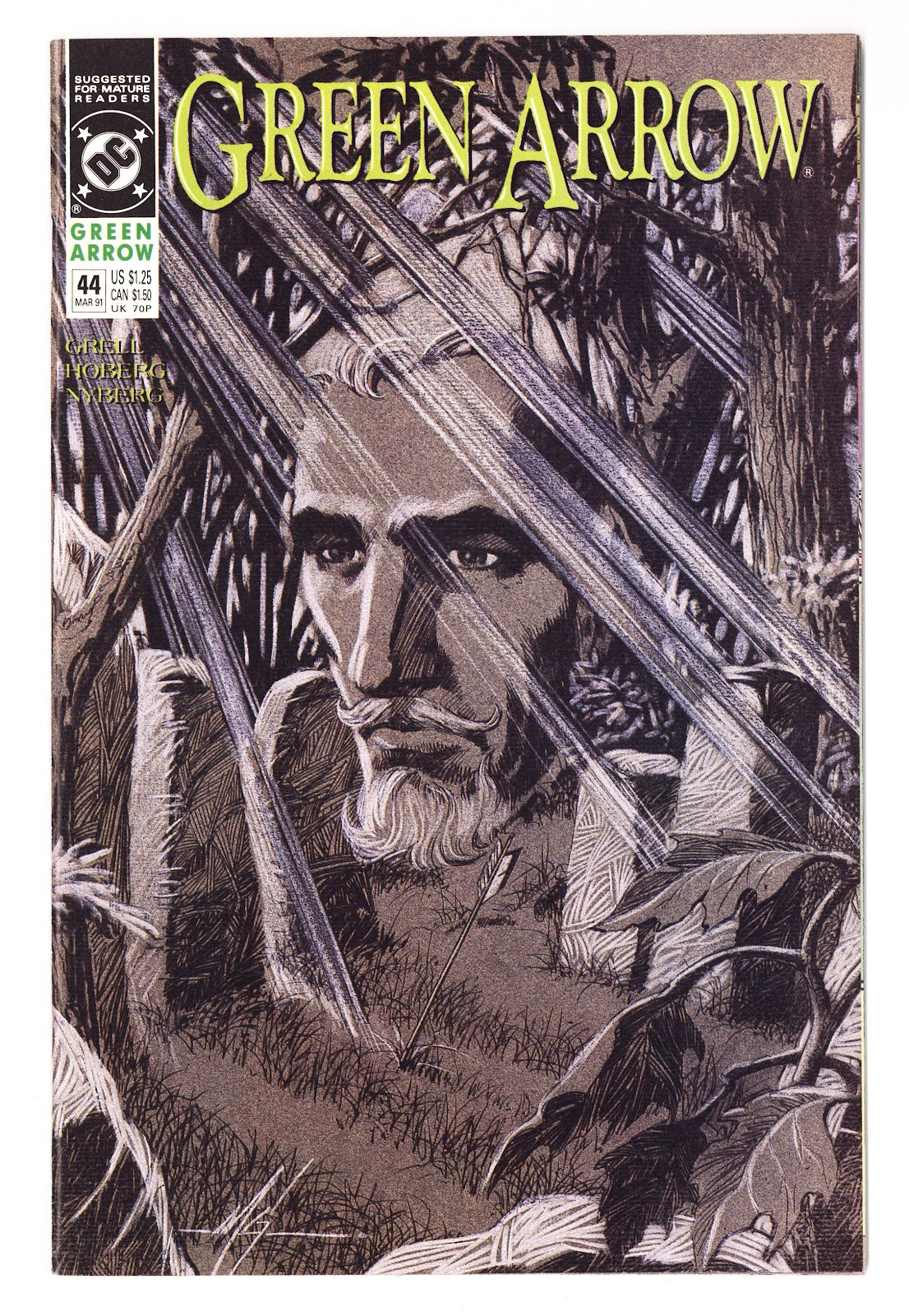 Green Arrow Vol 2 44  High Grade   (1991)
