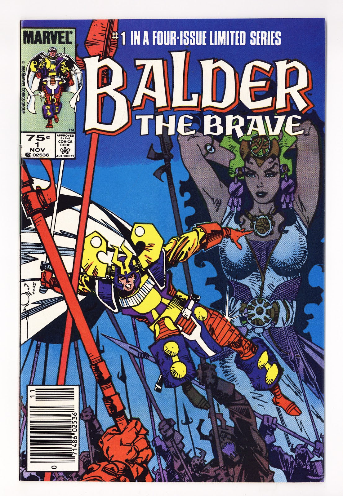 Balder the Brave   1  High Grade   (1985)   Newsstand  