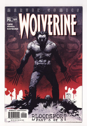 Wolverine Vol 2 169  High Grade   (2001)