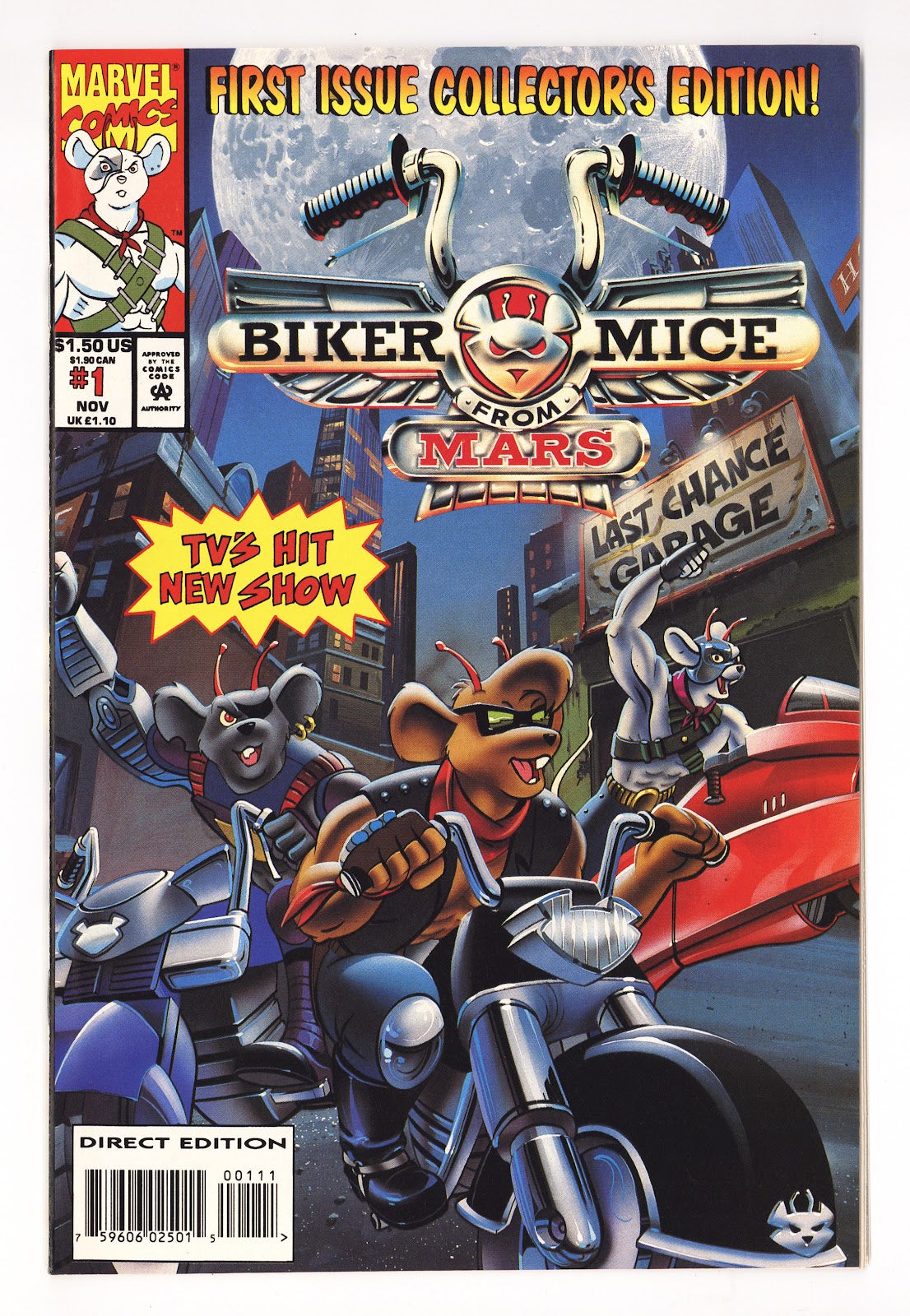 Biker Mice from Mars Vol 1 1  VF/NM (9.0)   (1993)