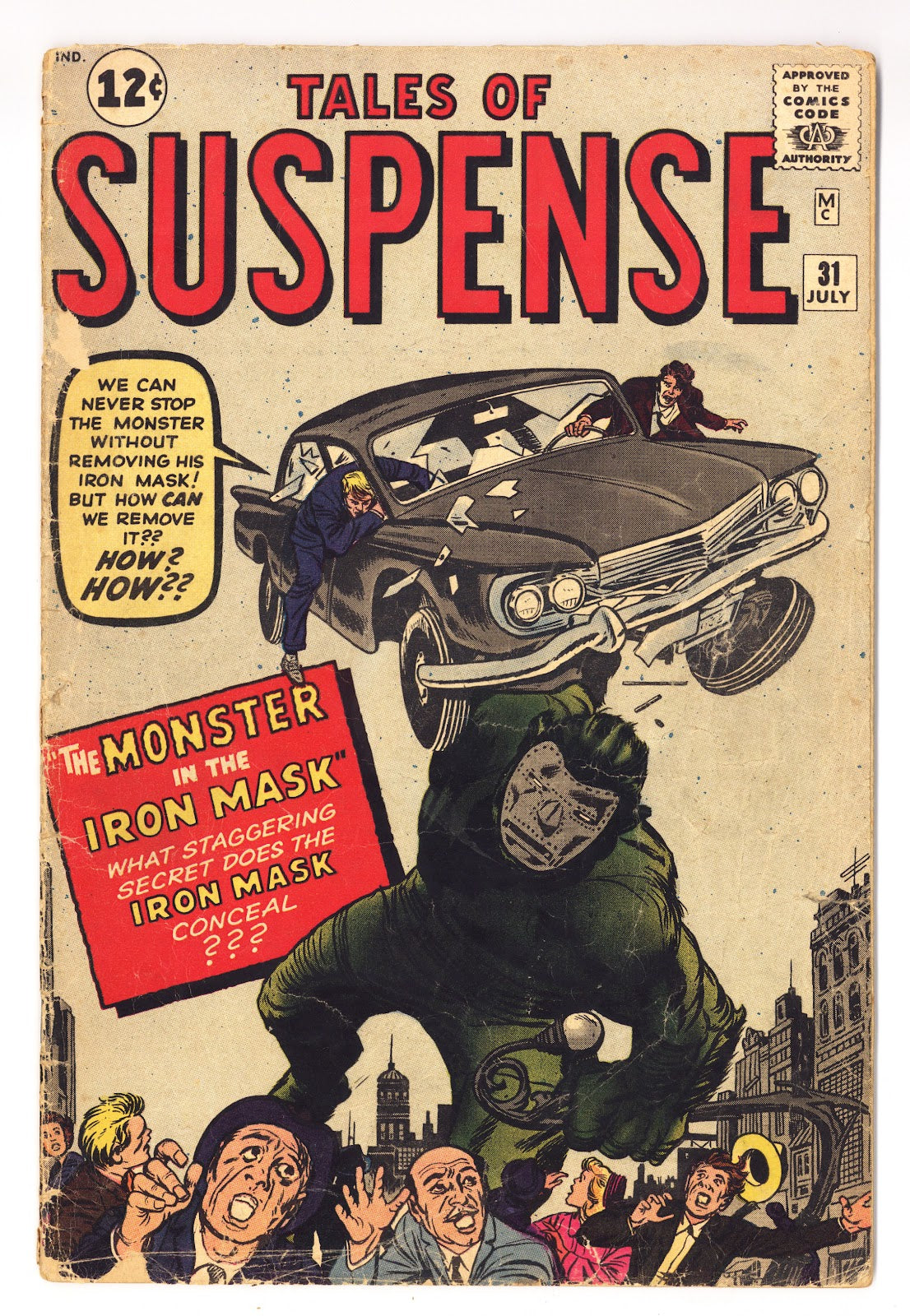 Tales of Suspense Vol 1 31 GD+ (2.5) (1962)  