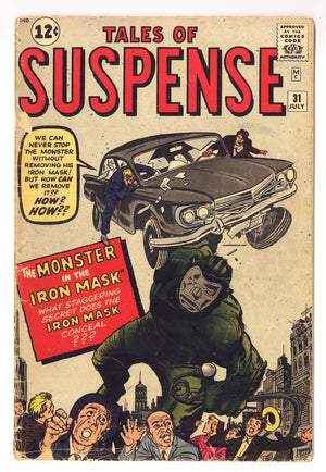 Tales of Suspense Vol 1 31 GD+ (2.5) (1962)