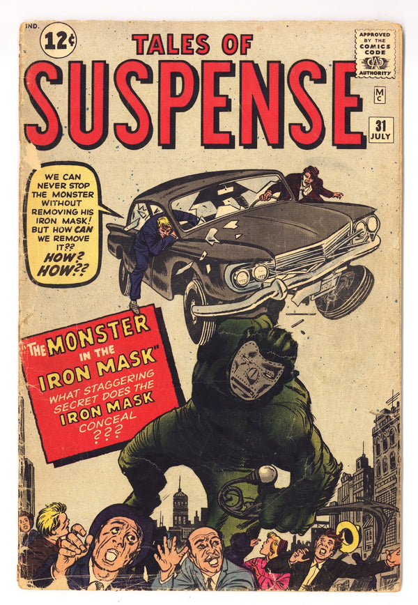 Tales of Suspense Vol 1 31 GD+ (2.5) (1962)