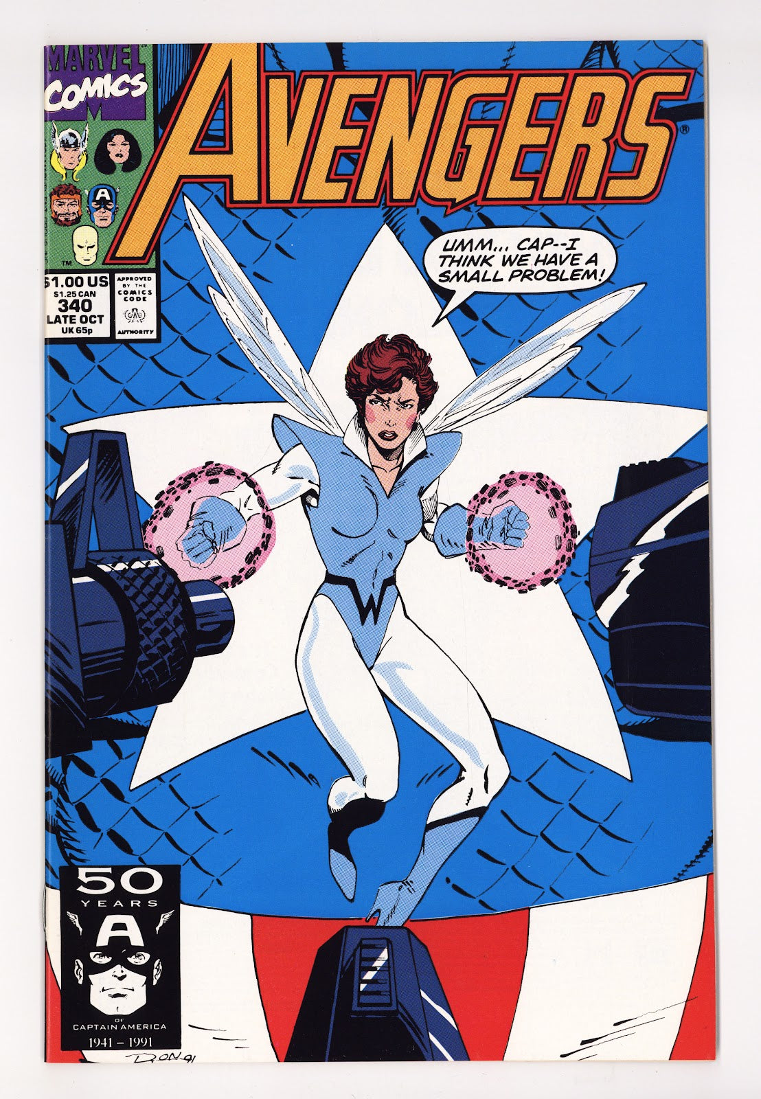 The Avengers Vol 1 340 High Grade (1991) 