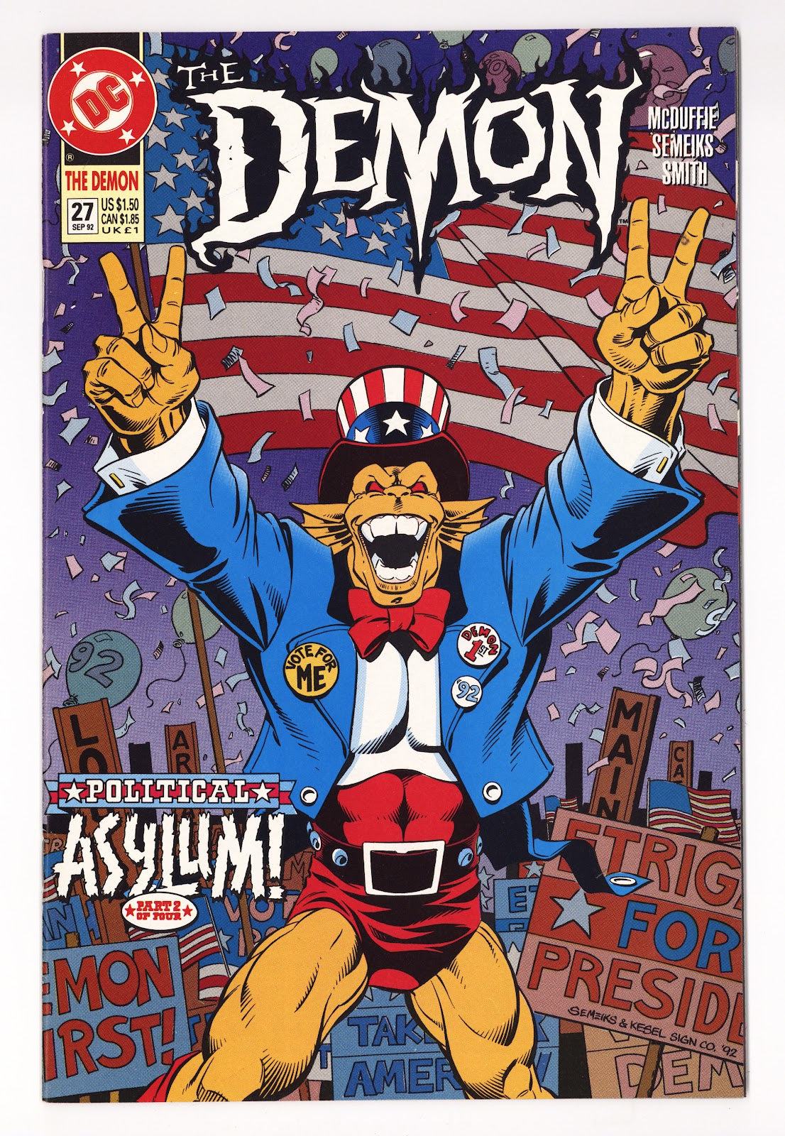 The Demon Vol 3 27  High Grade   (1992)     