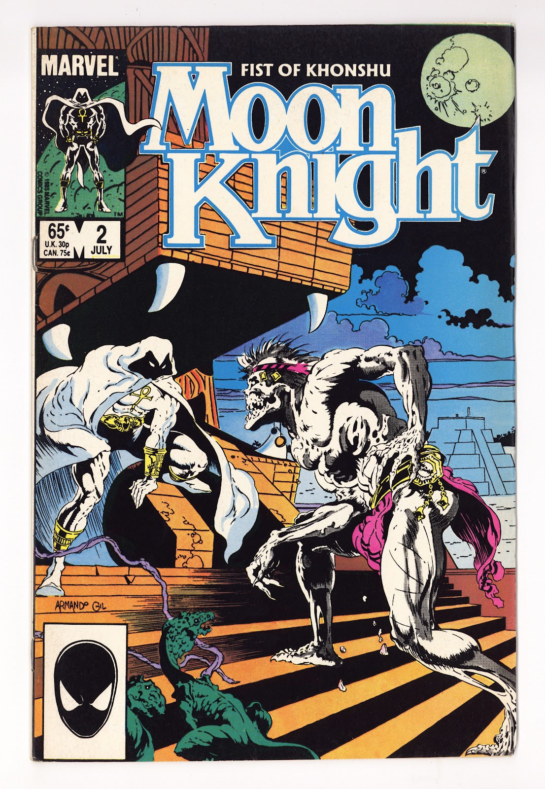 Moon Knight Vol 2 2 Mid Grade (1985) 