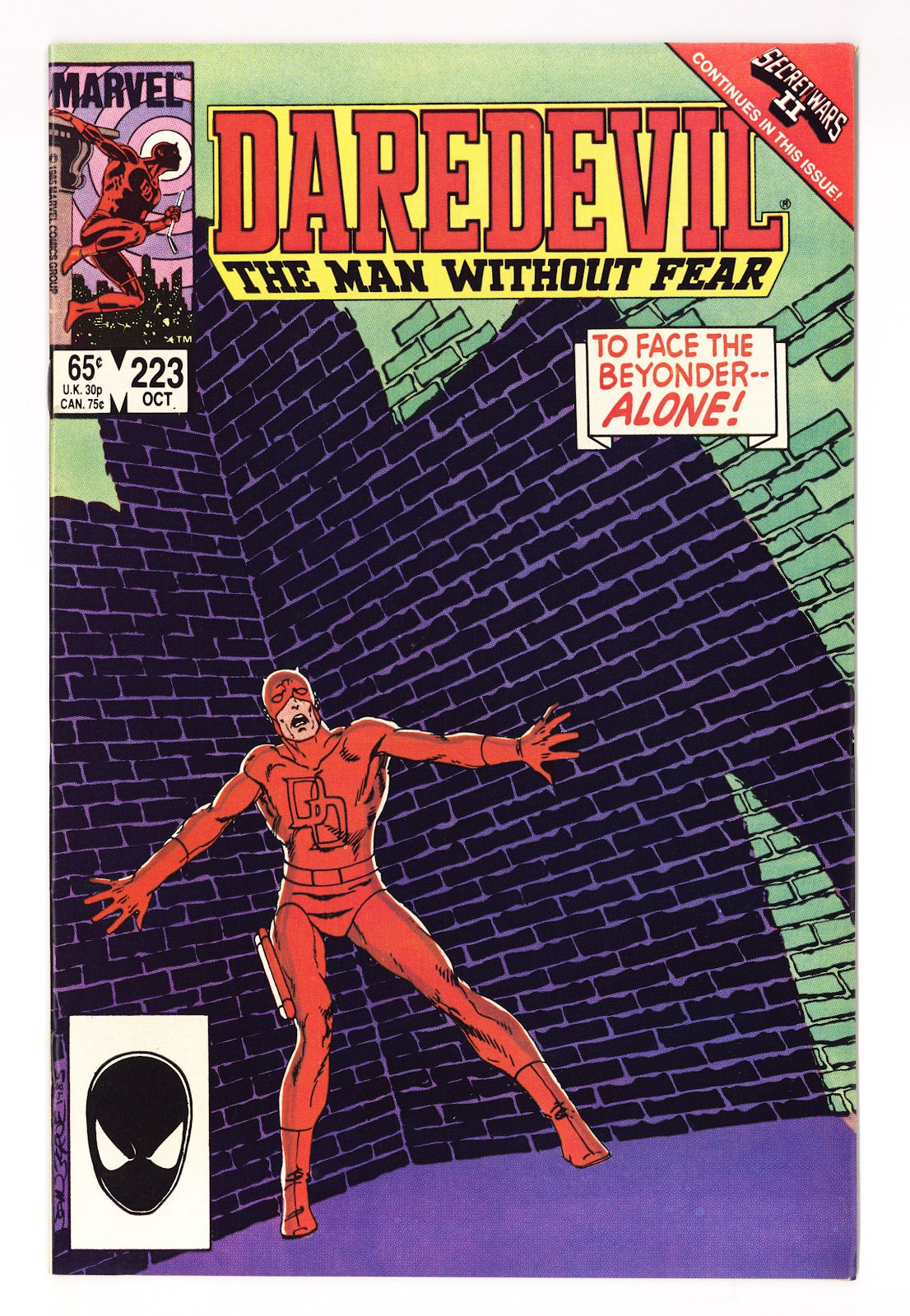 Daredevil Vol 1 223  Mid Grade   (1985)     