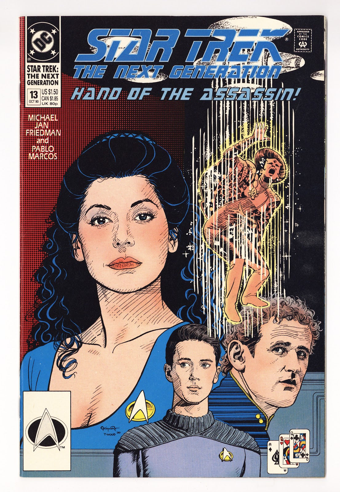 Star Trek: The Next Generation Vol 2 13  Mid Grade   (1990)