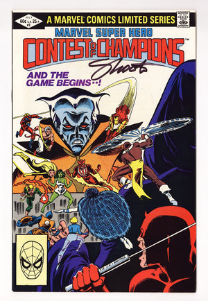 Marvel Super Hero Contest of Champions Vol 1 2  VF/NM (9.0)   (1982)     Signed xJim Shooter
