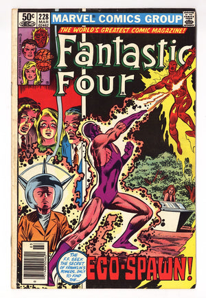 Fantastic Four Vol 1 228 Low Grade (1981) Newsstand