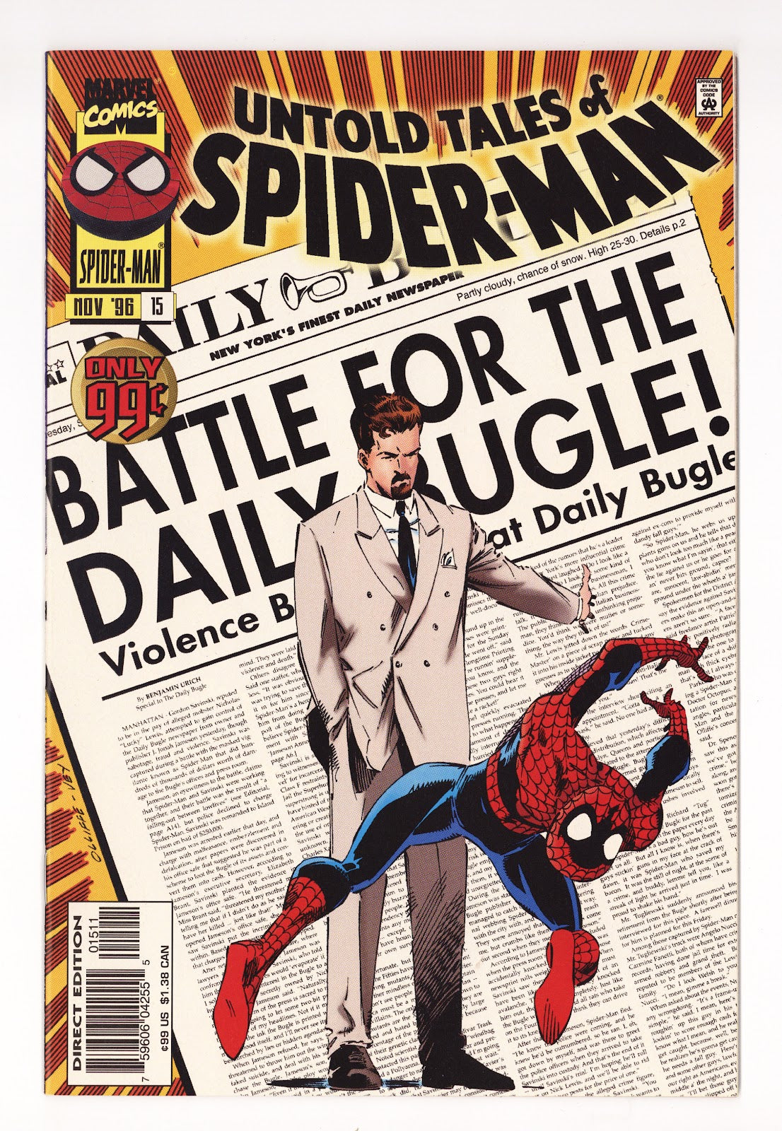 Untold Tales of Spider-Man 15 High Grade (1996) 