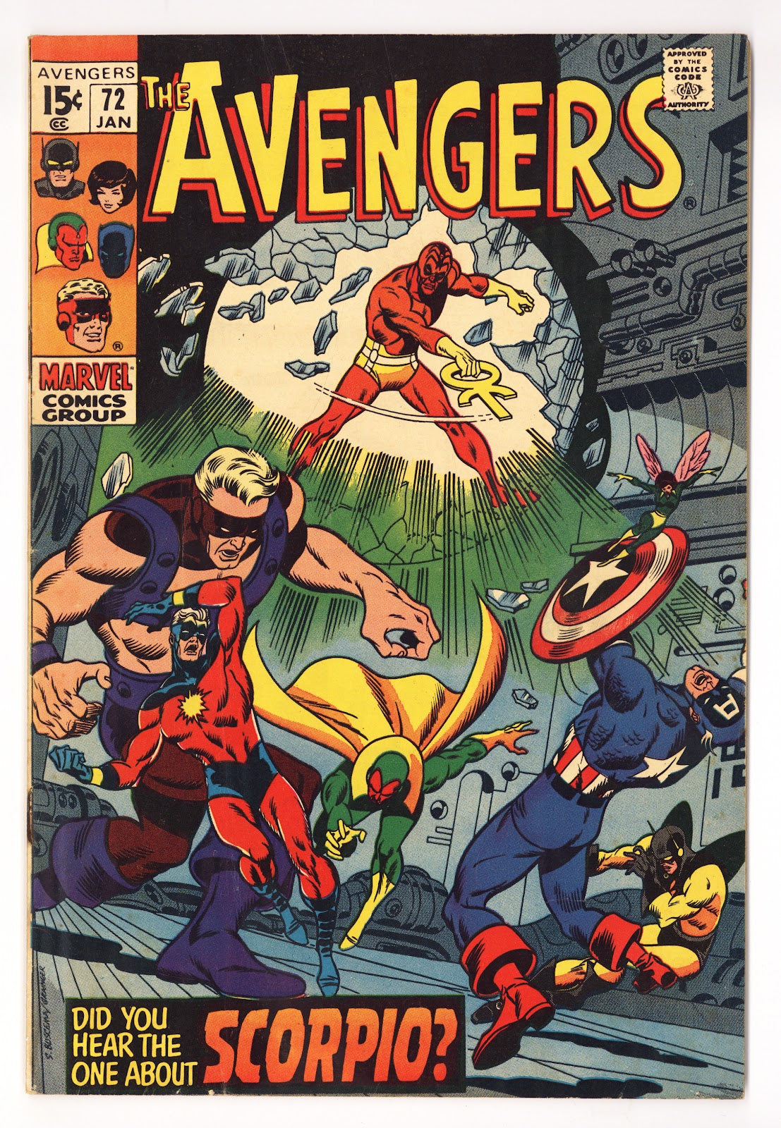 The Avengers Vol 1 72 VG/FN (5.0) (1970) 