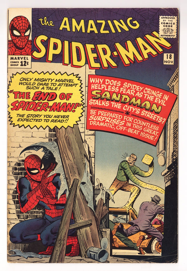 The Amazing Spider-Man Vol 1 18  FN- (5.5)   (1964)
