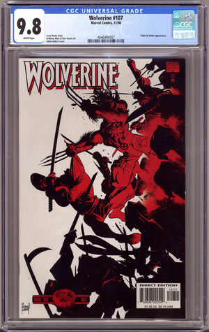 Wolverine Vol 2 107 CGC 9.8 (NM/M) (1996)