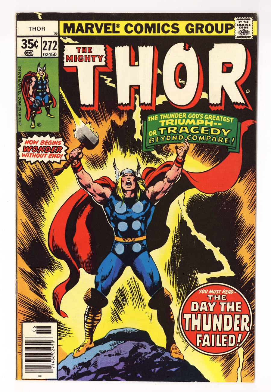 Thor Vol 1 272  Mid Grade   (1978)     