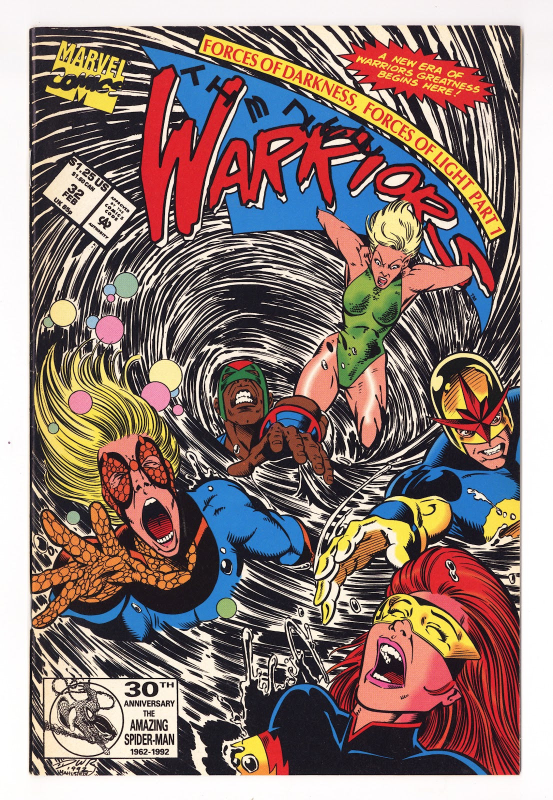 The New Warriors Vol 1 32 Mid Grade (1993) 