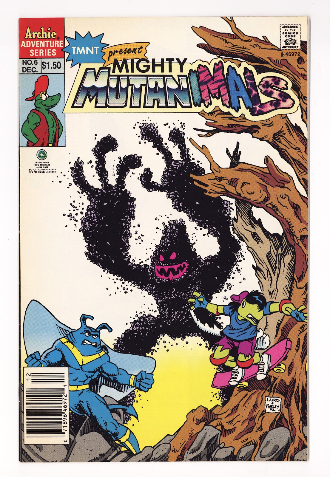 Mighty Mutanimals   6  VF- (7.5)   (1992)   Canadian  