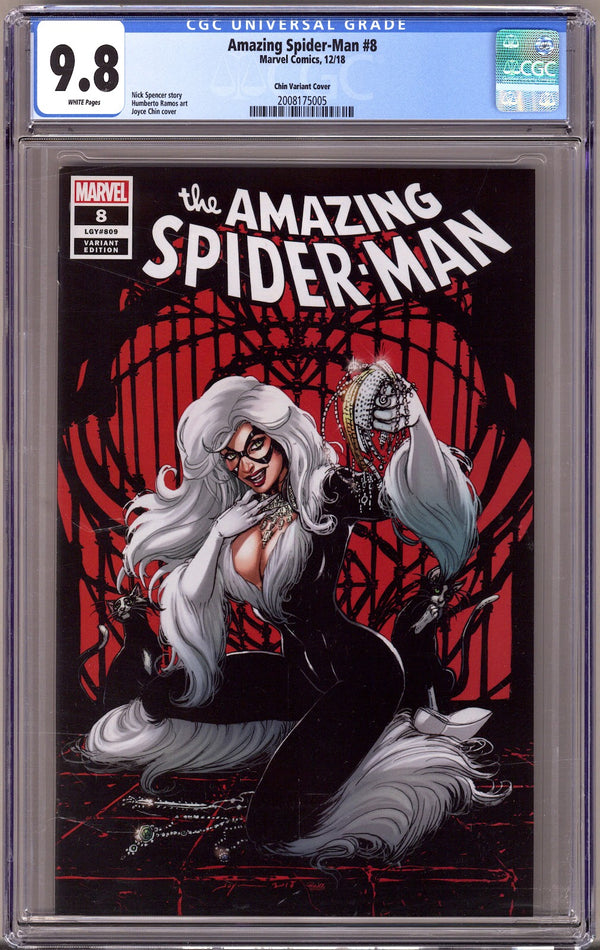 Amazing Spider-Man Vol 5 8 (809) CGC 9.8 (NM/M) (2018) Chin Exclusive Variant