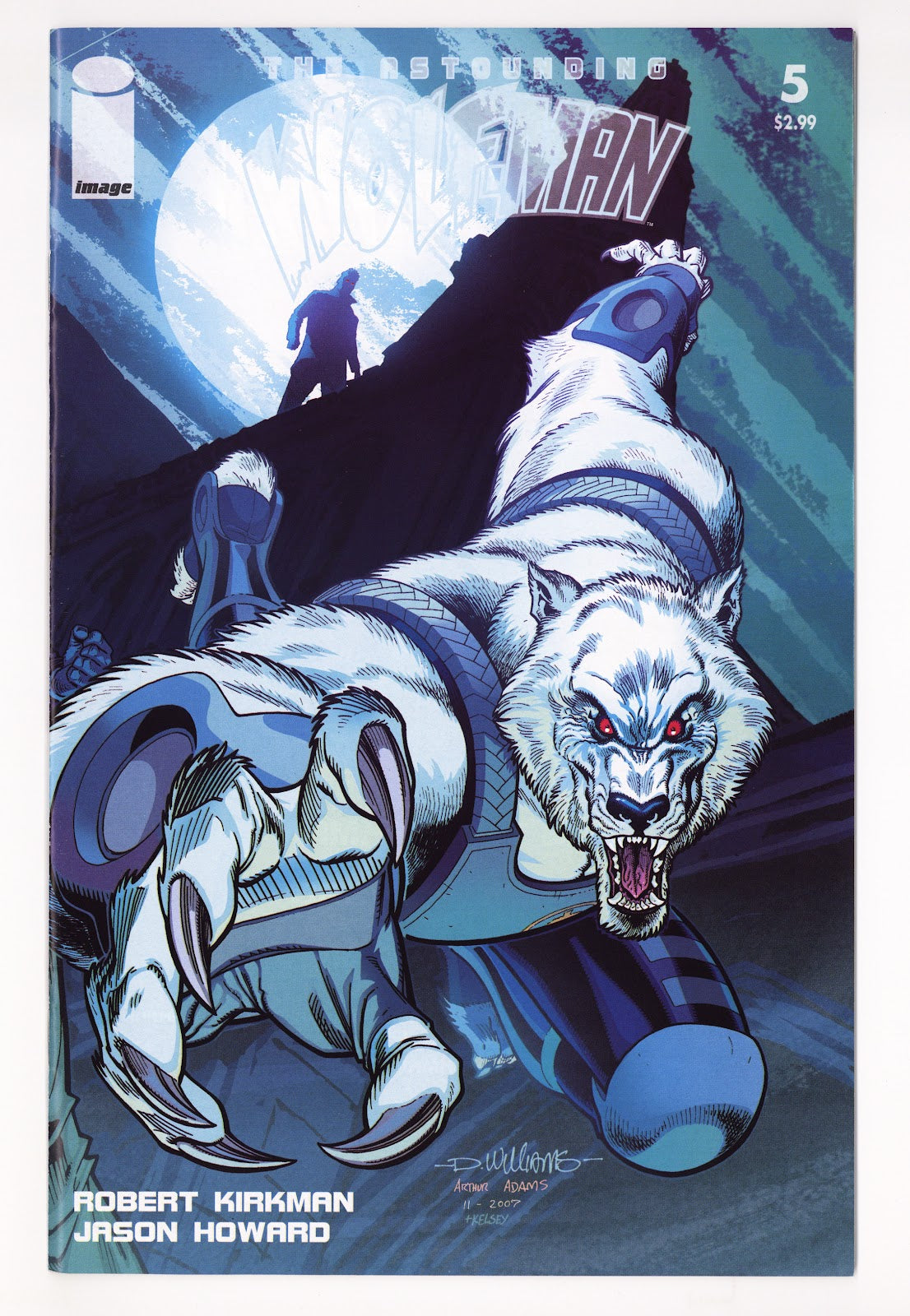 The Astounding Wolf-Man 5 VF/NM (9.0) (2008) Adams Connecting Incentive 