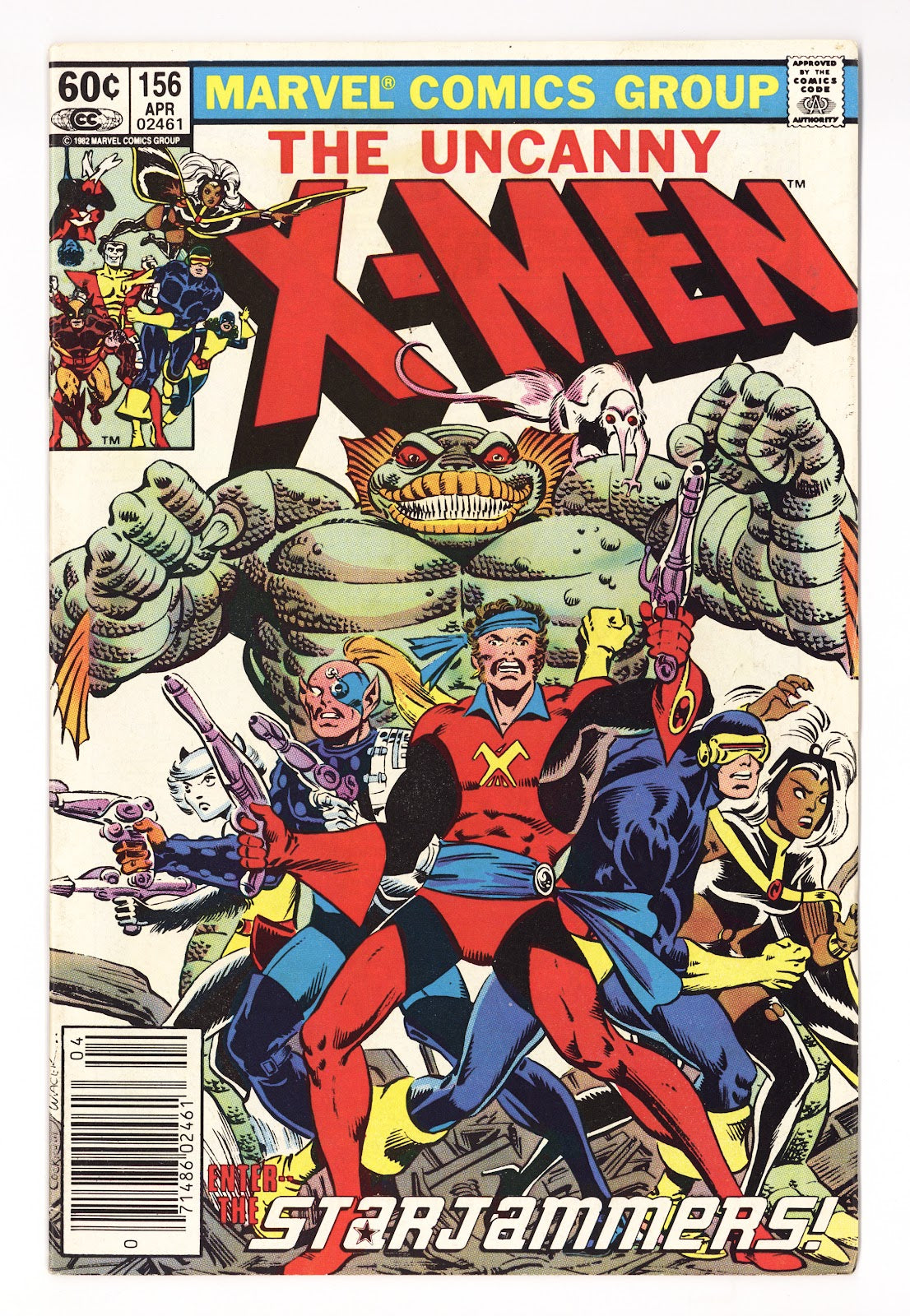 The Uncanny X-Men Vol 1 156  Mid Grade   (1982)   Newsstand  
