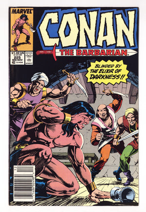 Conan the Barbarian Vol 1 225  Mid Grade   (1989)   Newsstand