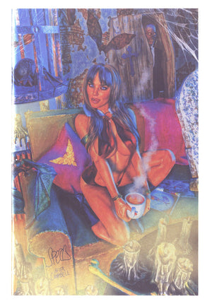 Vampirella Vol 7 2 (677) NM (9.4) (2025) Spears Blue Foil Virgin Variant