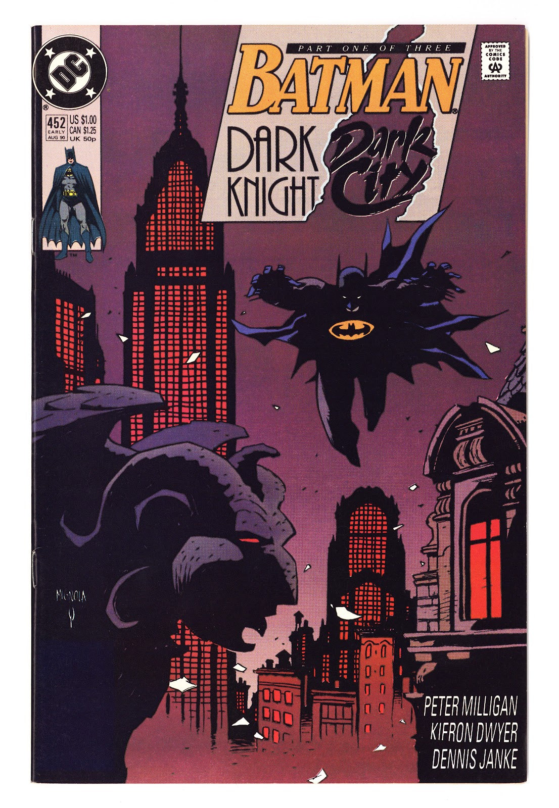 Batman Vol 1 452 High Grade (1990) Direct 