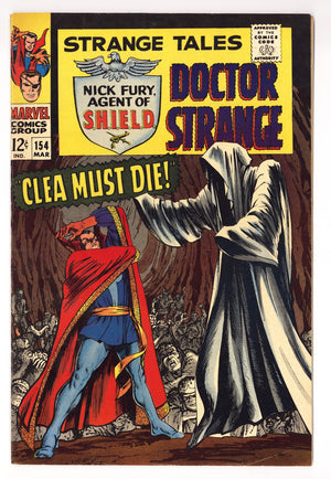 Strange Tales Vol 1 154  FN+ (6.5)   (1967)