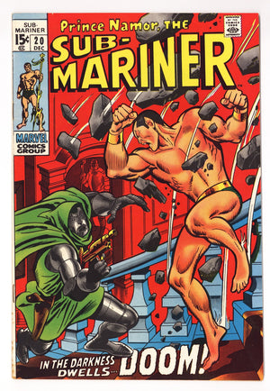 Sub-Mariner Vol 1 20  FN/VF (7.0)   (1969)