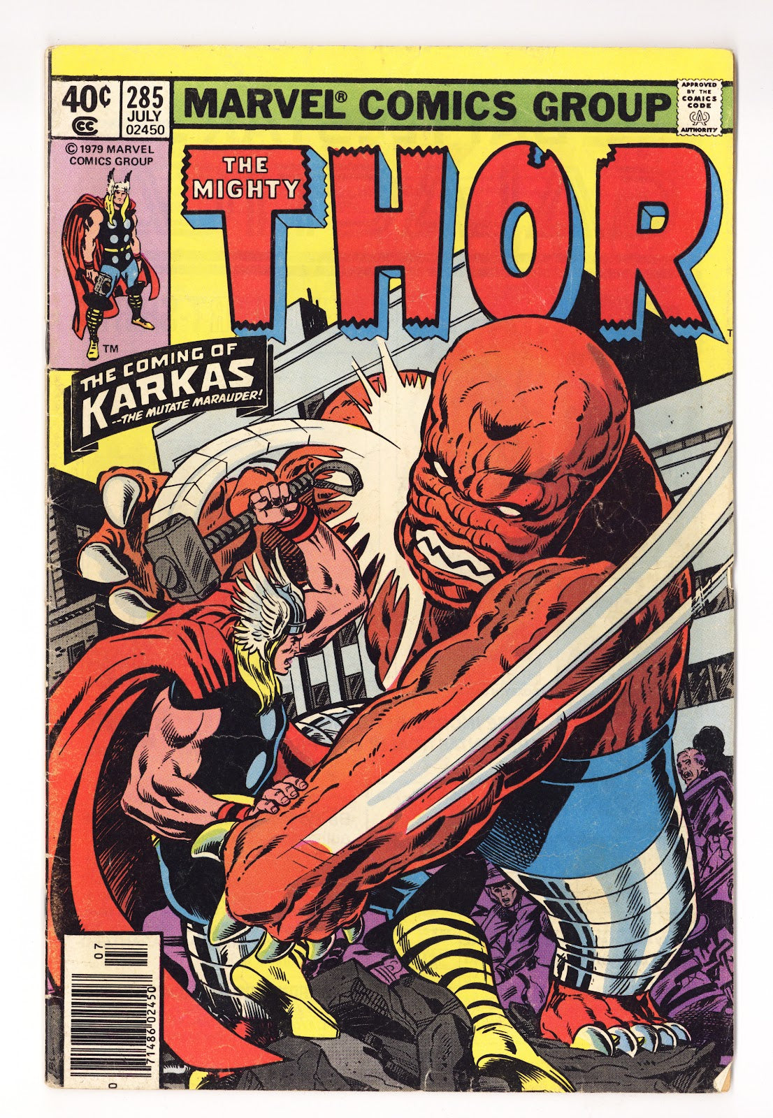 Thor Vol 1 285  Low Grade   (1979)   Newsstand