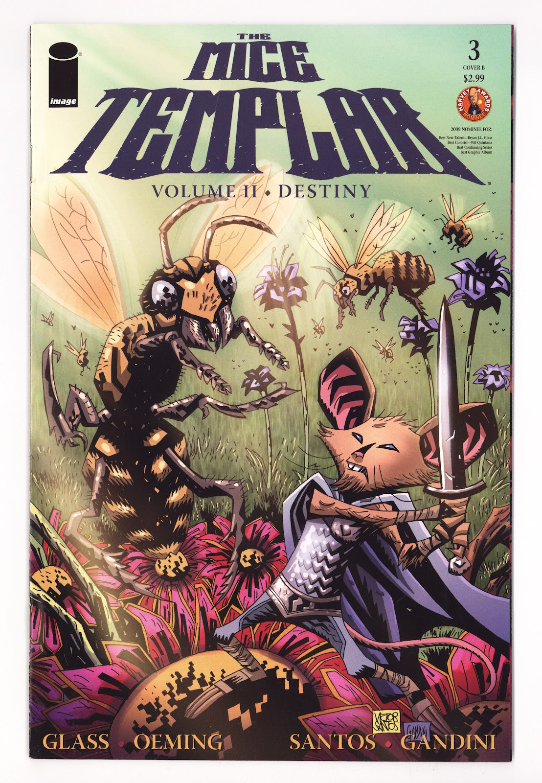The Mice Templar Volume II: Destiny 3 Low Grade (2009) Santos Variant 