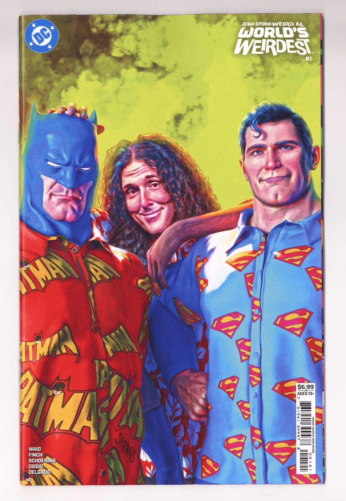 Batman Superman Weird Al Worlds Weirdest 1 Spears Variant (2026)