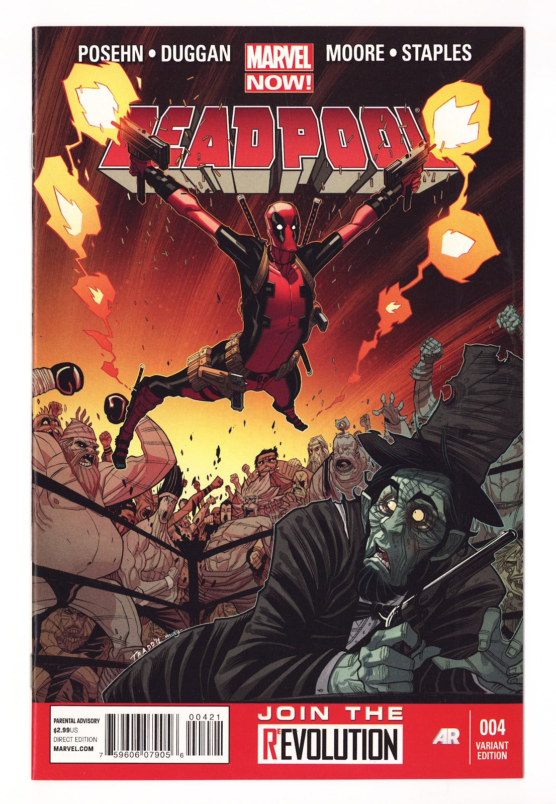 Deadpool Vol 4 4  High Grade   (2013) Moore   Variant  