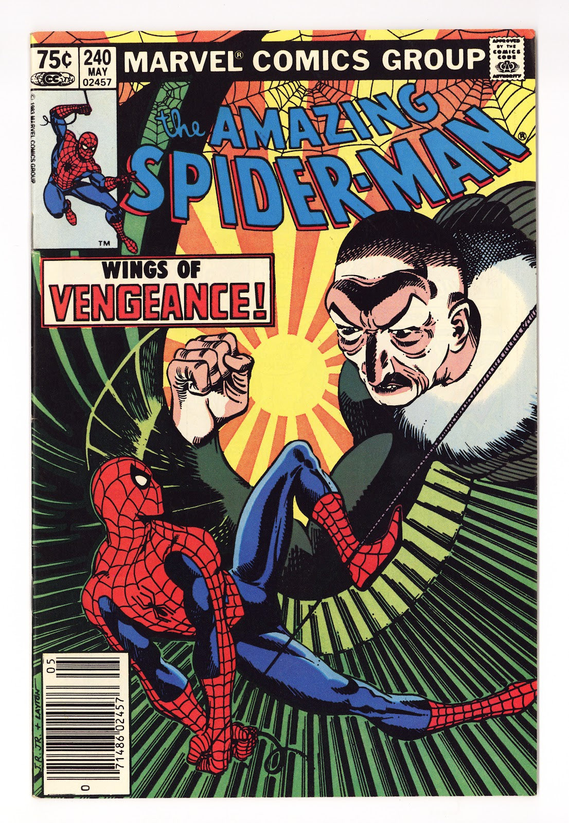 The Amazing Spider-Man Vol 1 240 FN+ (6.5) (1983) Canadian Price Variant 