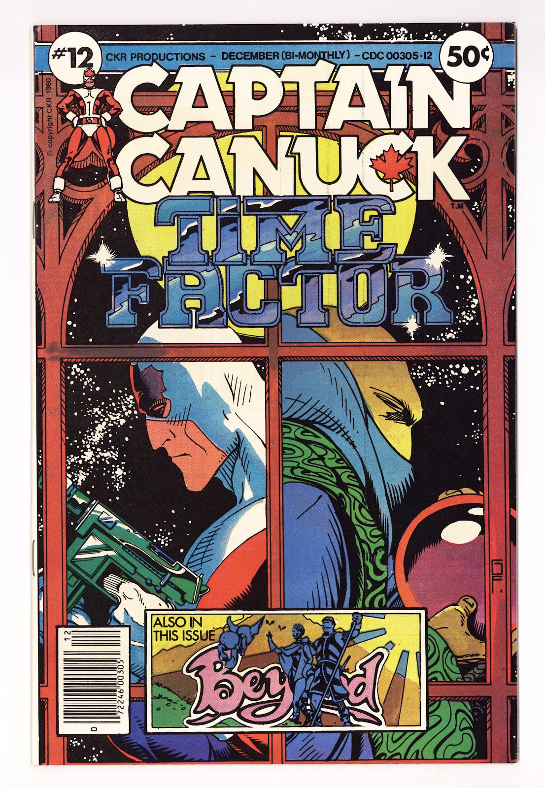 Captain Canuck Vol 1 12 High Grade (1980) Newsstand 