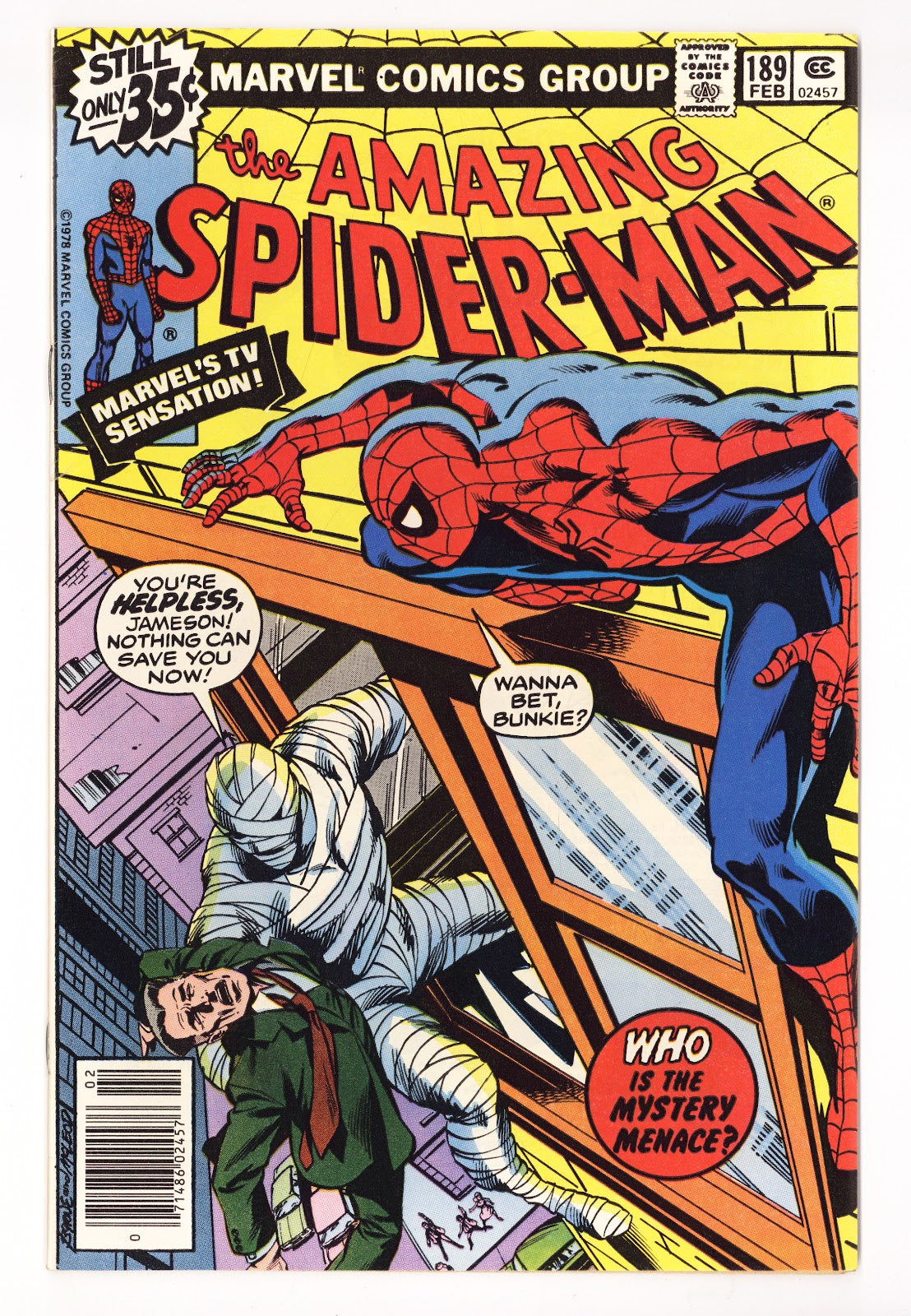 The Amazing Spider-Man Vol 1 189 VF- (7.5) (1979)  