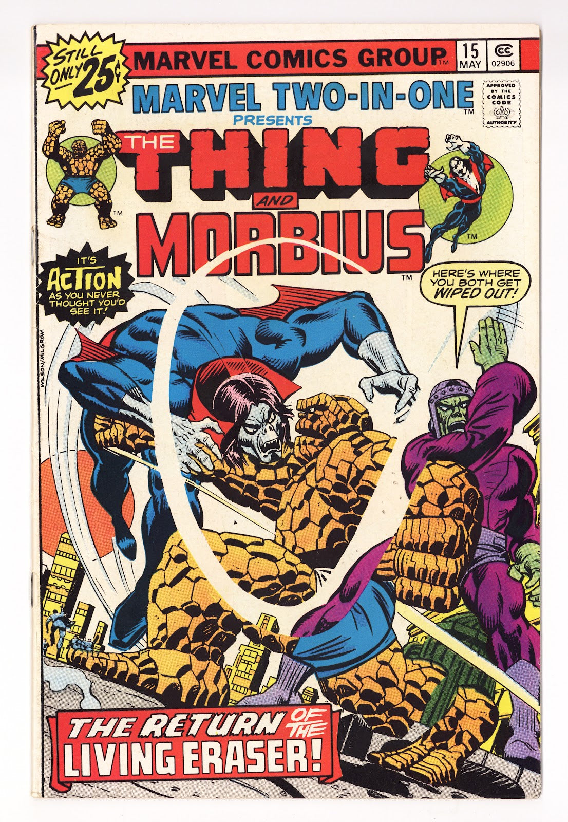 Marvel Two-in-One Vol 1 15  Low Grade   (1976)     
