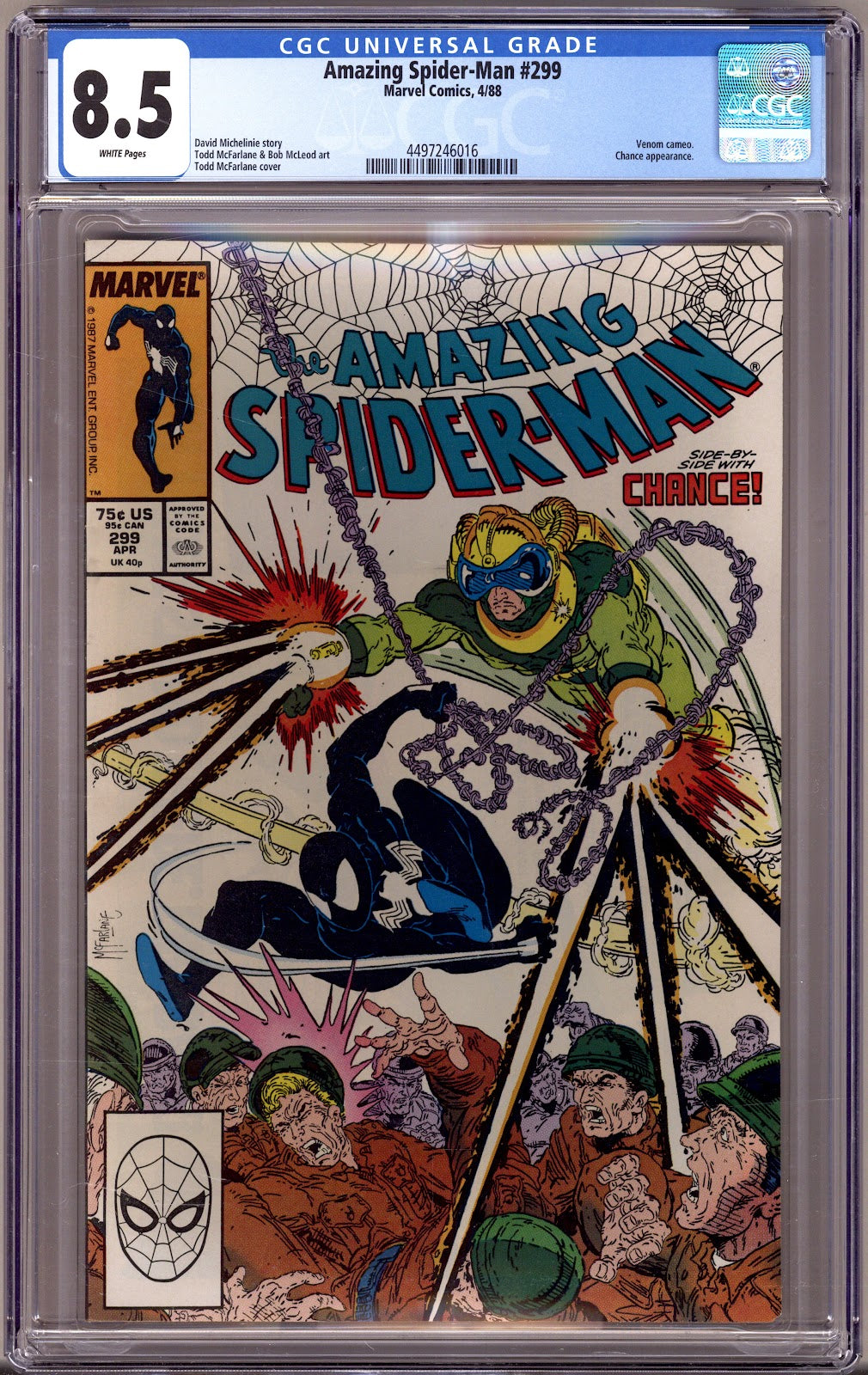 The Amazing Spider-Man Vol 1 299 CGC 8.5 (VF+) (1988) 
