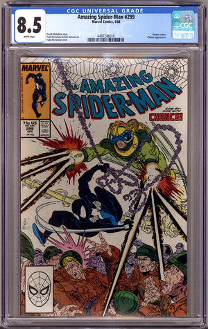 The Amazing Spider-Man Vol 1 299 CGC 8.5 (VF+) (1988)