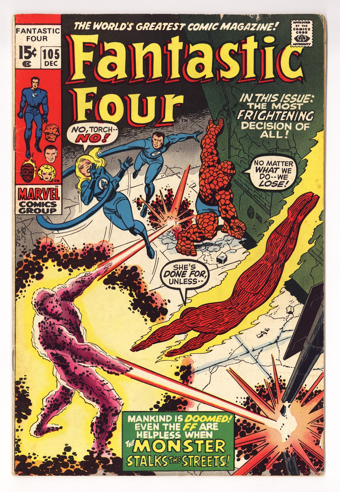 Fantastic Four Vol 1 105 VG/FN (5.0) (1970) 