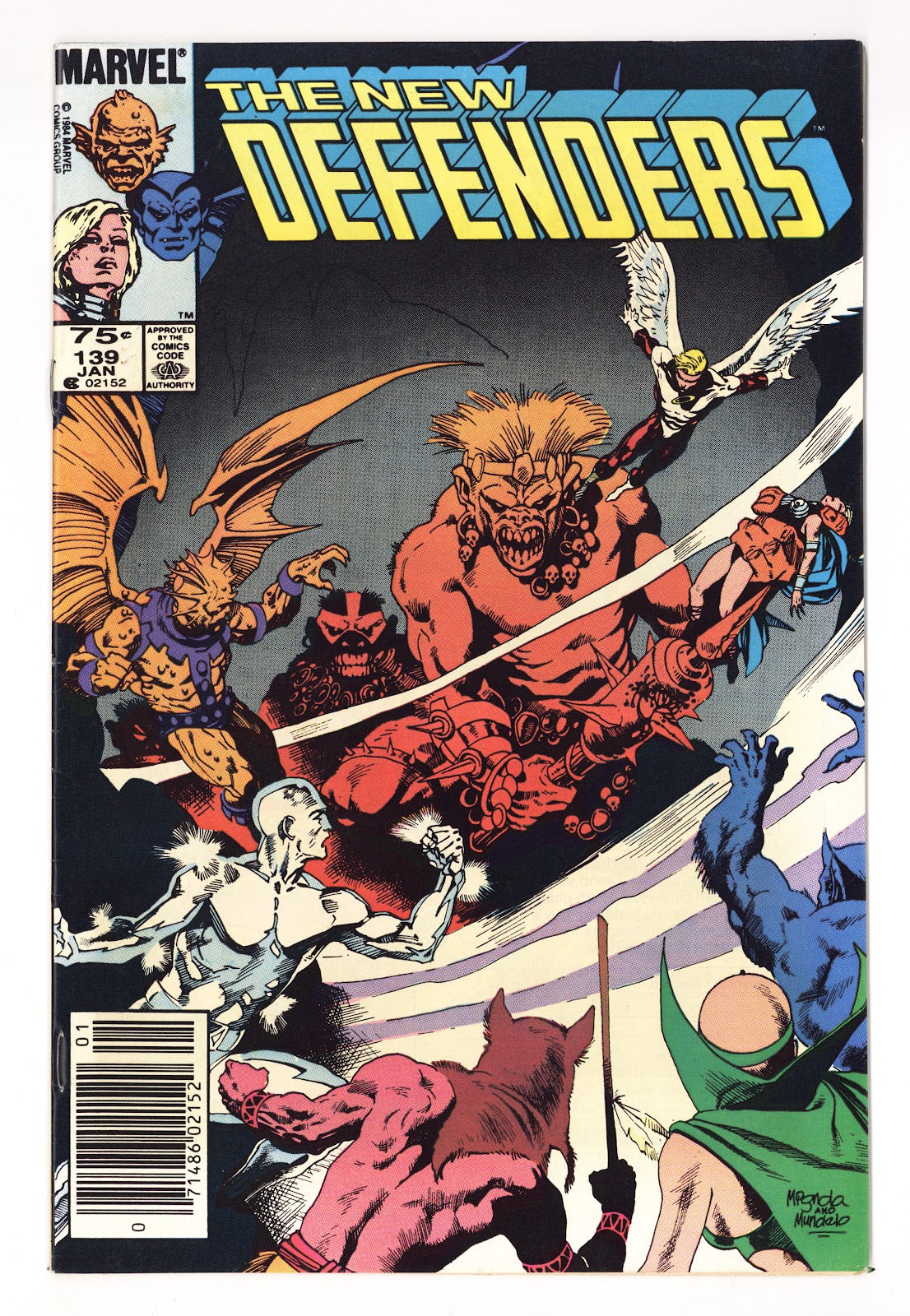 The Defenders Vol 1 139  Mid Grade   (1985)   Canadian Price Variant