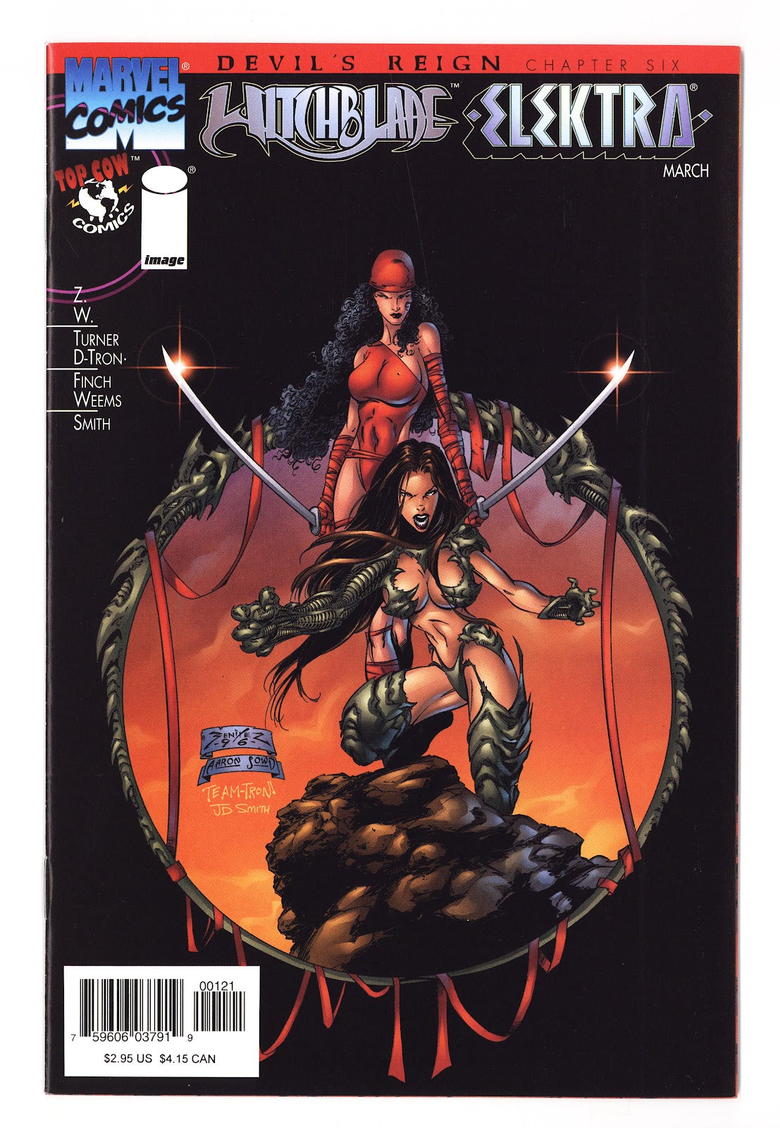 Witchblade / Elektra 1 VF+ (8.5) (1997) 
