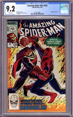 The Amazing Spider-Man Vol 1 250 CGC 9.2 (NM-)   (1984)
