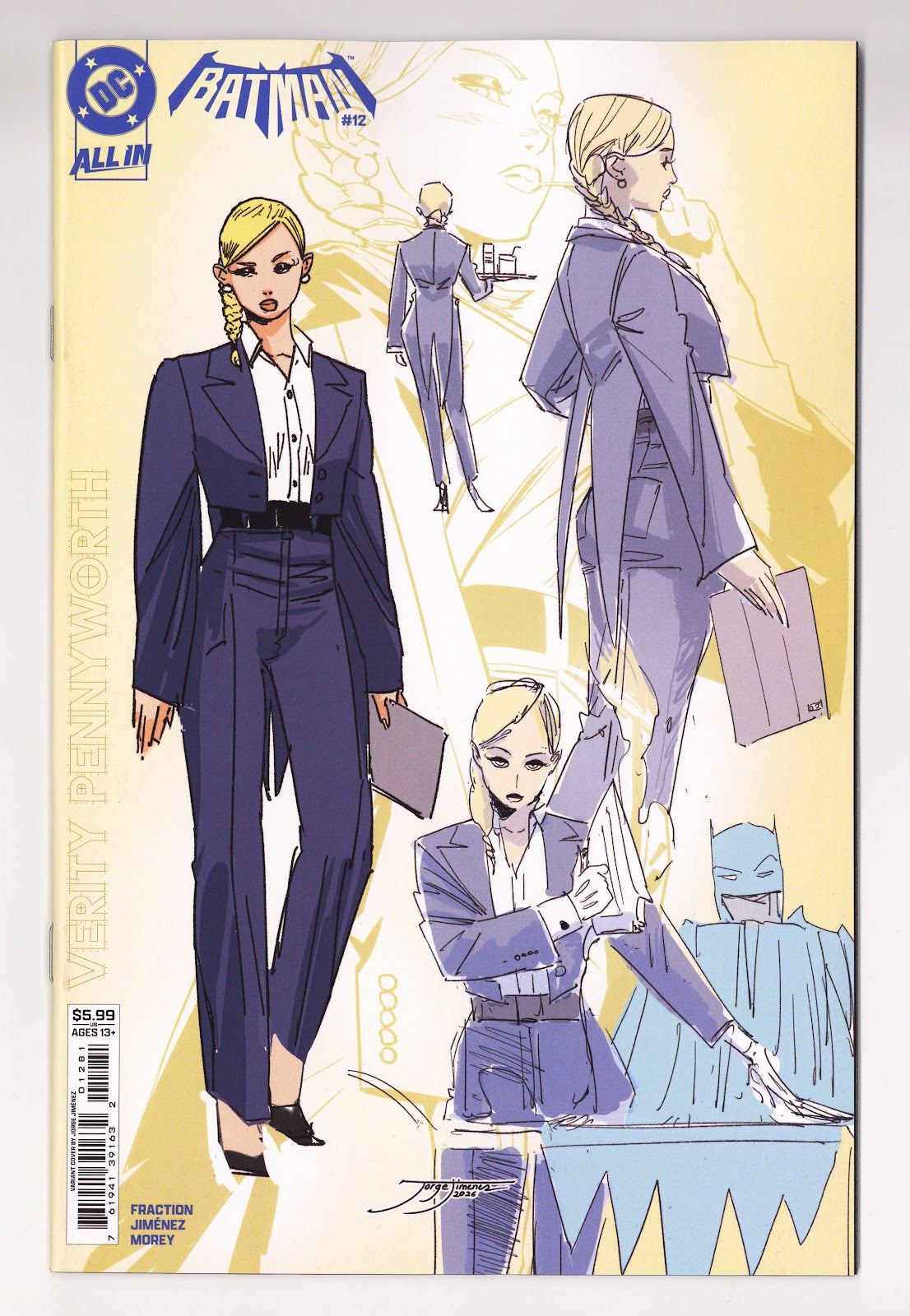 Batman Vol 4 12 Jimenez Design Variant (2026)