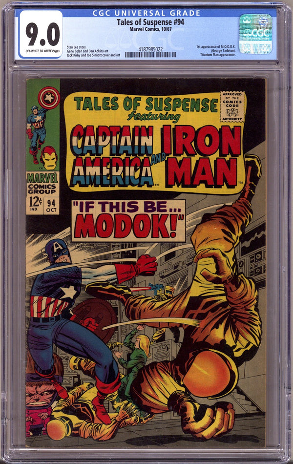 Tales of Suspense Vol 1 94 CGC 9.0 (VF/NM) (1967)